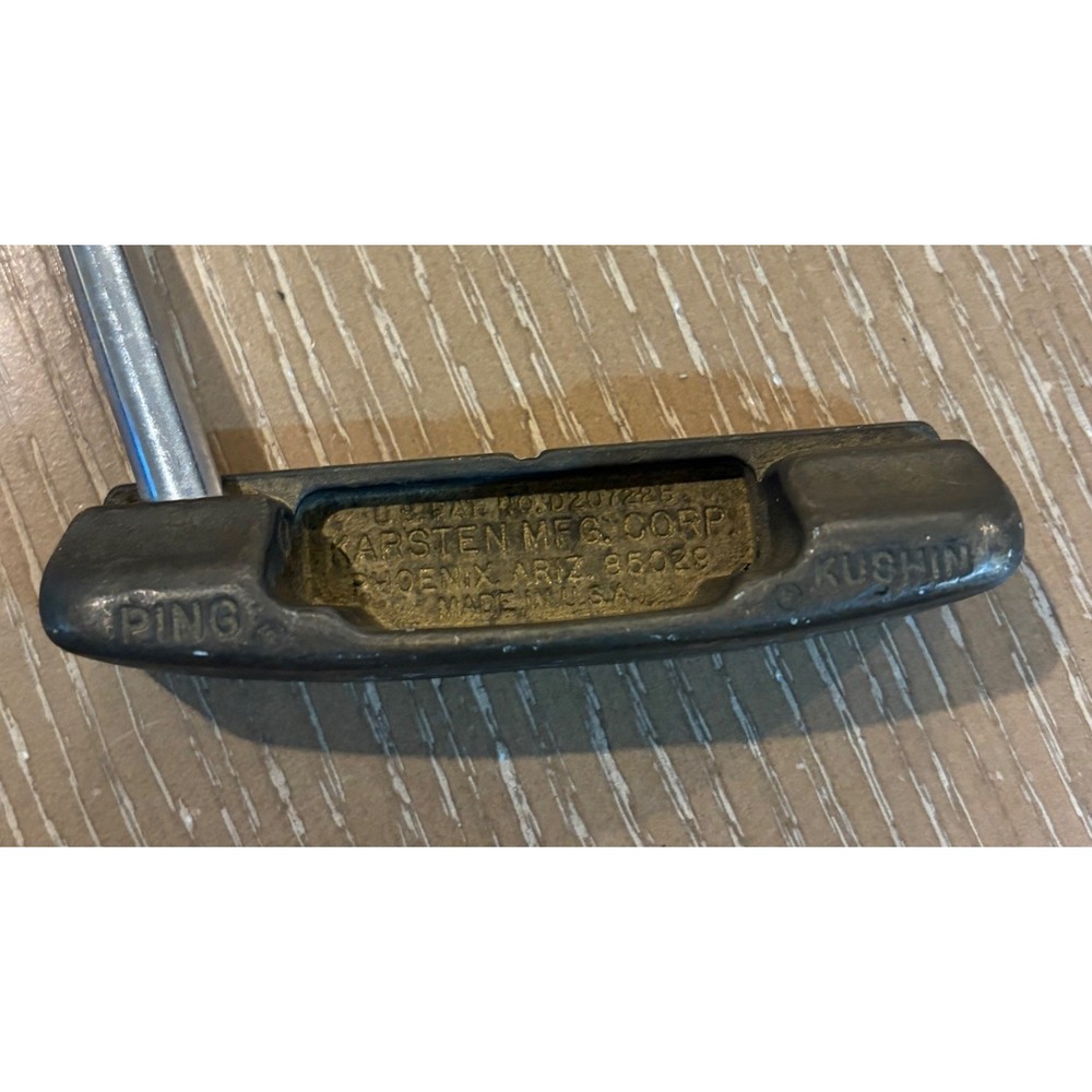 Vintage Ping Kushin Putter Phoenix AZ Karsten Mfg RH 35 Inch Golf Club